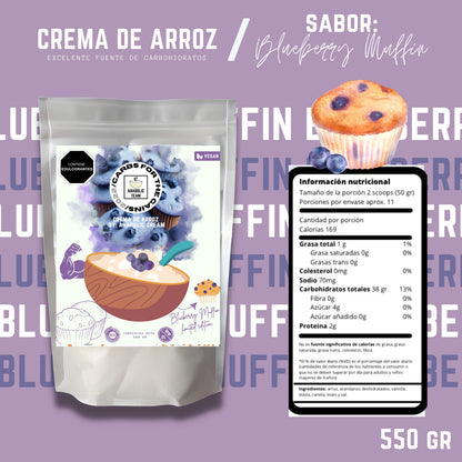 Crema de arroz - Blueberry muffin