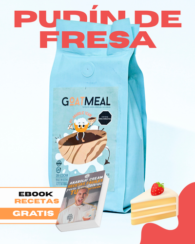 Avena con sabor - Pudín de fresa GOATMEAL