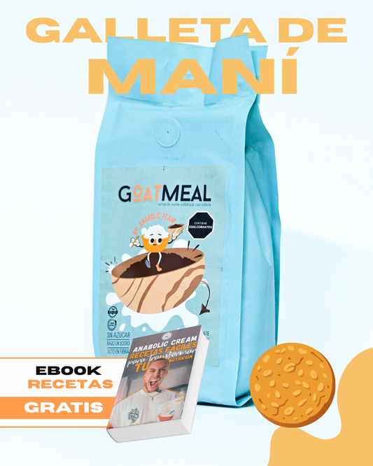Avena con sabor - Galleta de maní GOATMEAL