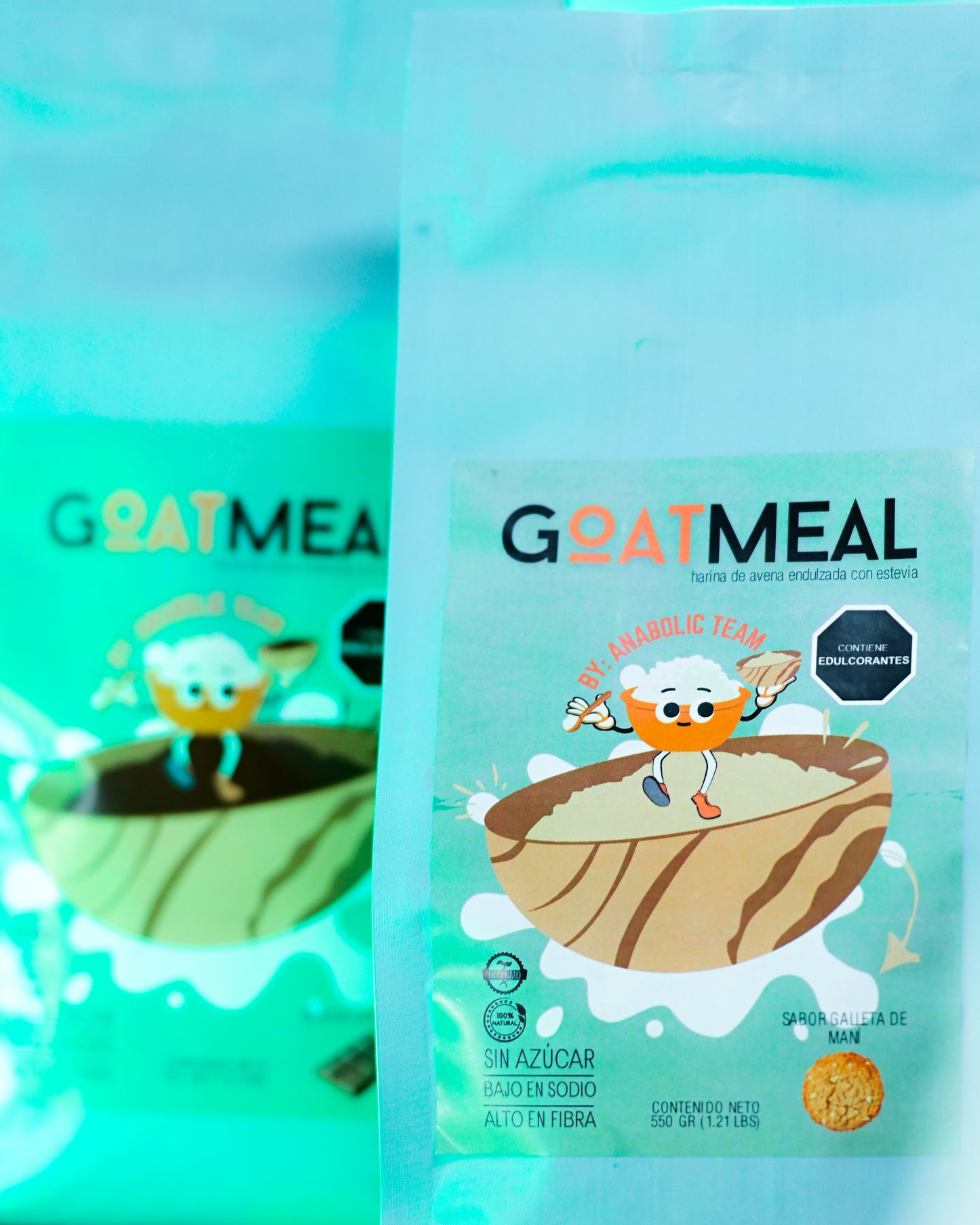 Avena con sabor - Galleta de maní GOATMEAL