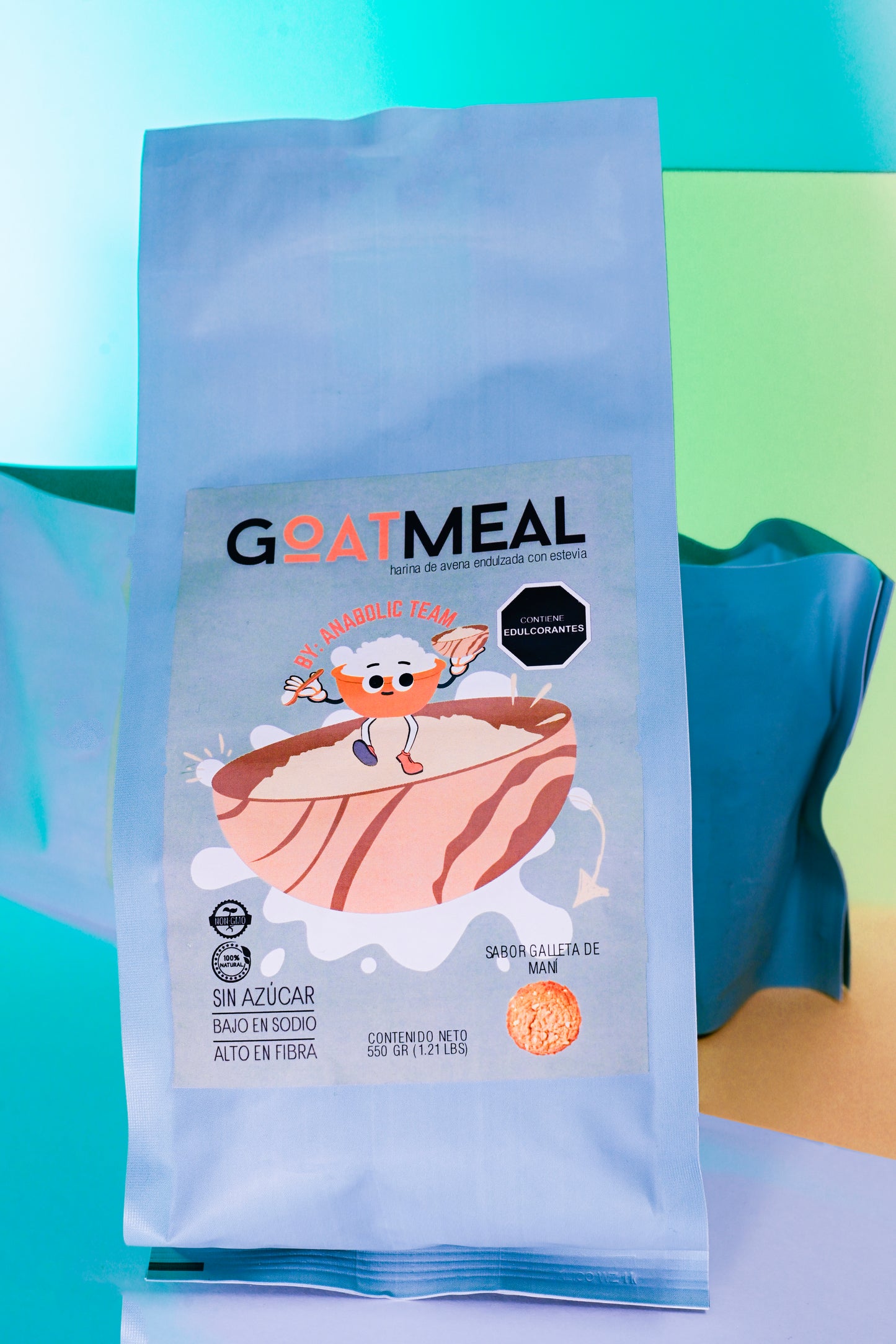 Avena con sabor - Galleta de maní GOATMEAL