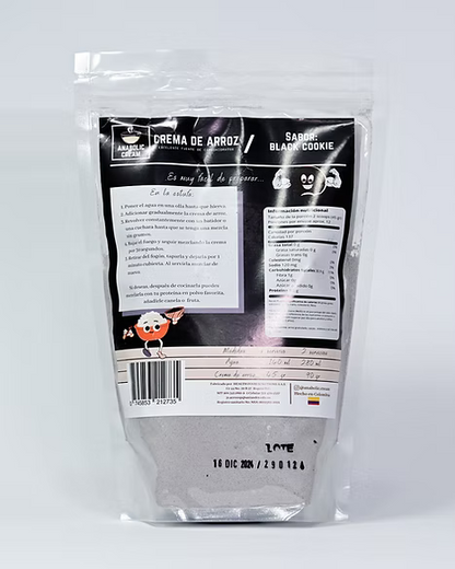 Crema de arroz - Black Cookie