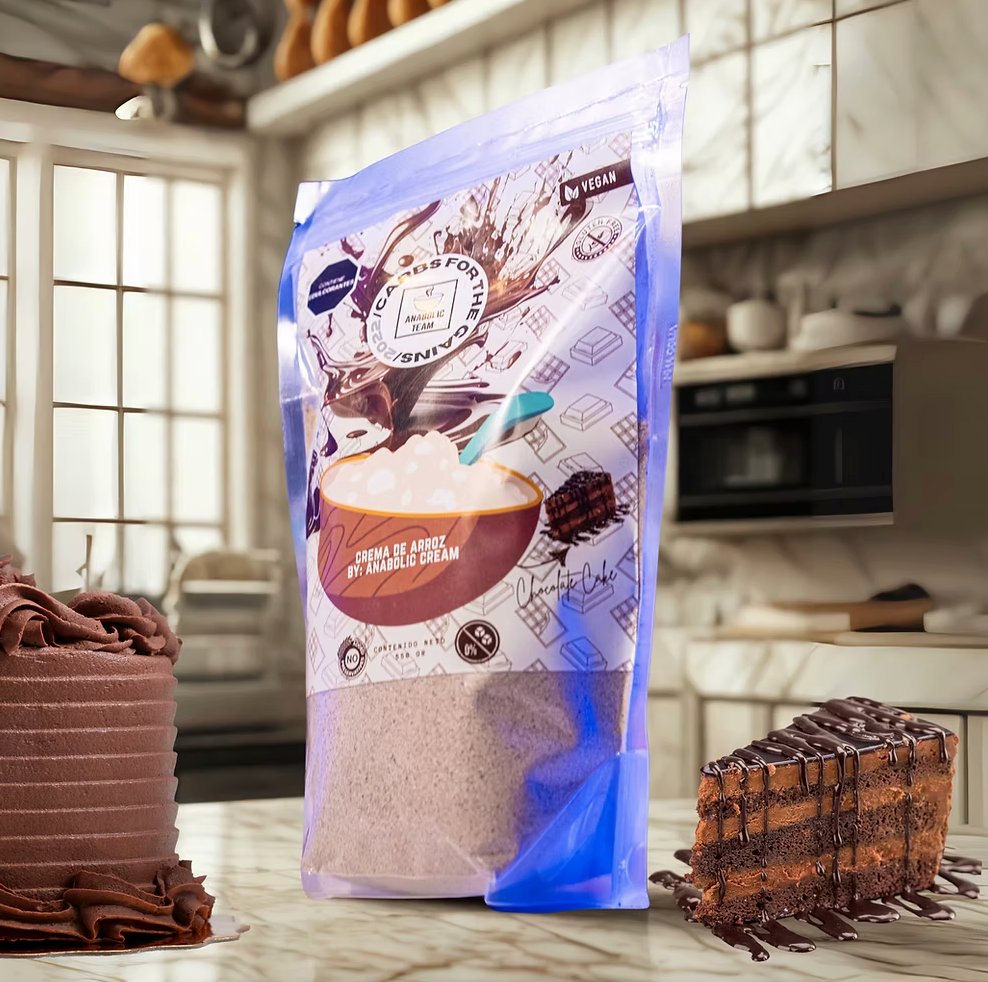 Crema de arroz instantánea - Chocolate cake