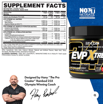Pre-entreno HIGH STIM - EVP Xtreme NO Evogen