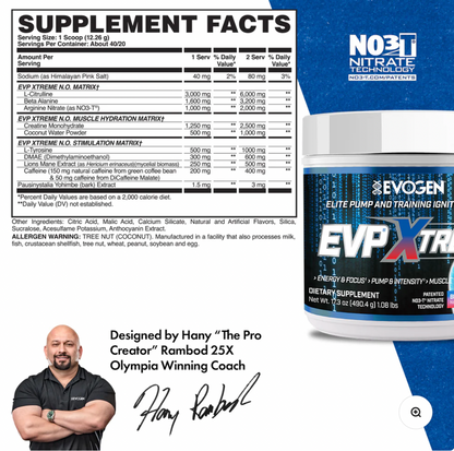 Pre-entreno HIGH STIM - EVP Xtreme NO Evogen