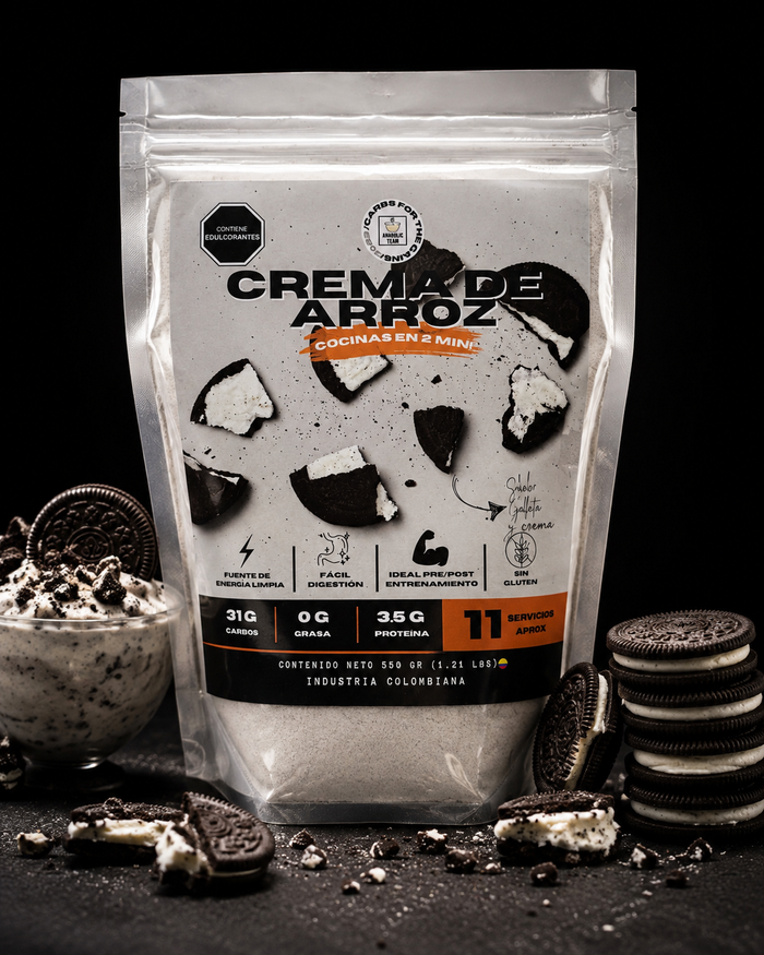 Crema de arroz - Black Cookie