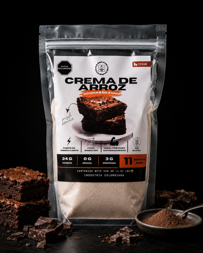 Crema de arroz - Muscle brownie