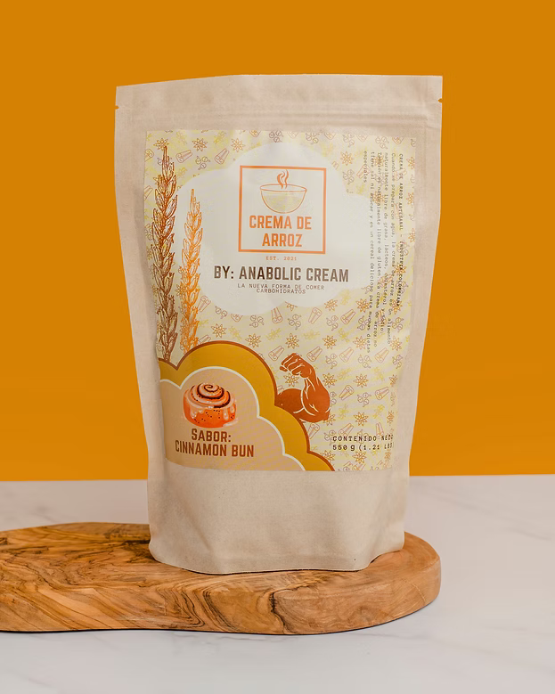Crema de arroz - Cinnamon bun