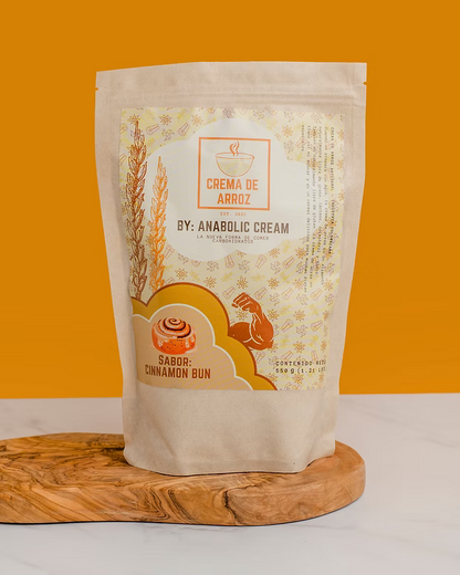 Crema de arroz - Cinnamon bun