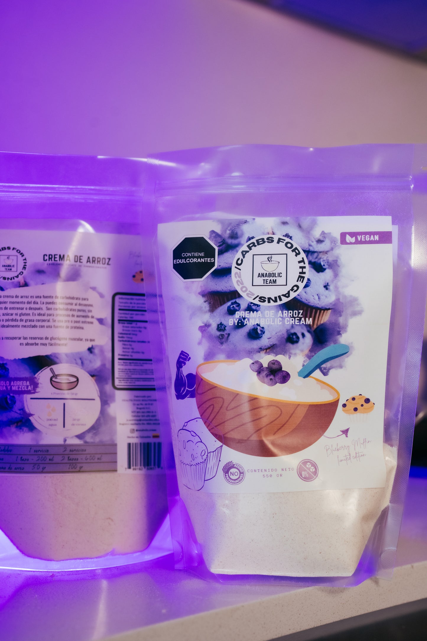 Crema de arroz - Blueberry muffin