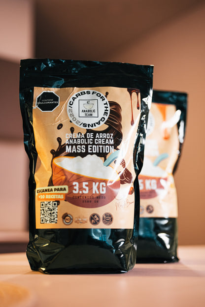 Crema de arroz - Crema de maní | Brownie  MASS EDITION 3.5Kg
