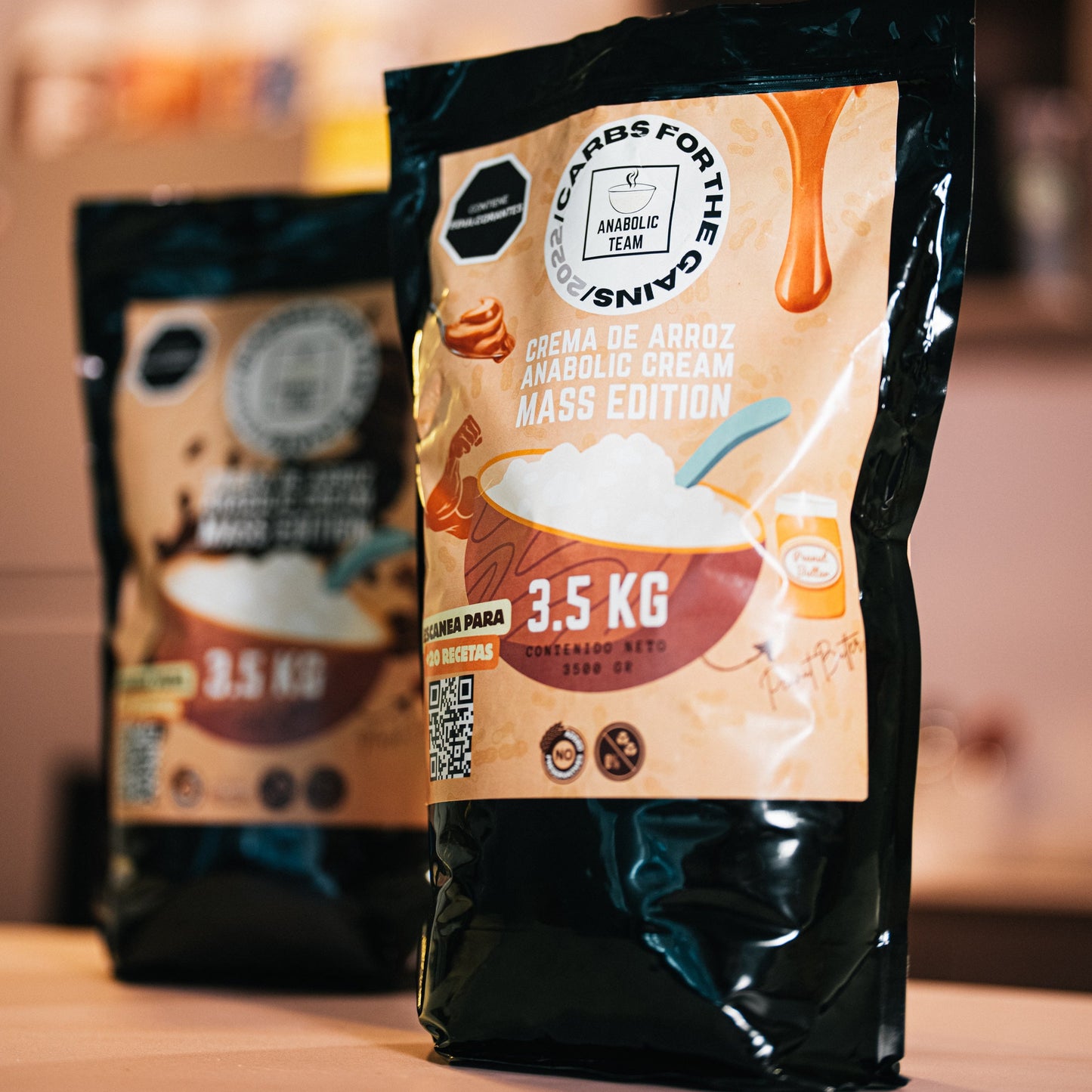 Crema de arroz - Crema de maní | Brownie  MASS EDITION 3.5Kg