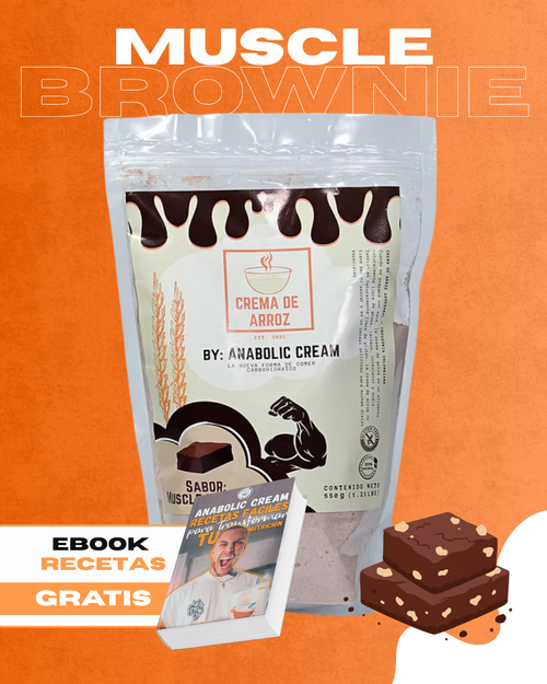 Crema de arroz - Muscle brownie