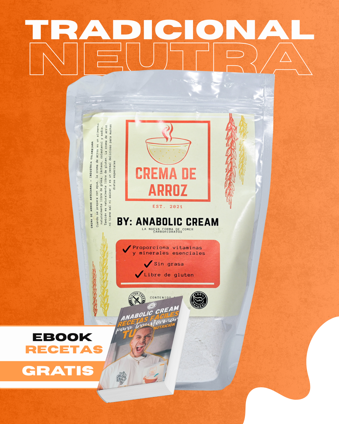 Crema de arroz - Neutra (Tradicional)