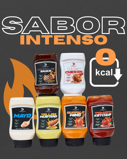 Salsas DRAGON DIPS 🔥 0 calorias | Bajas en calorias