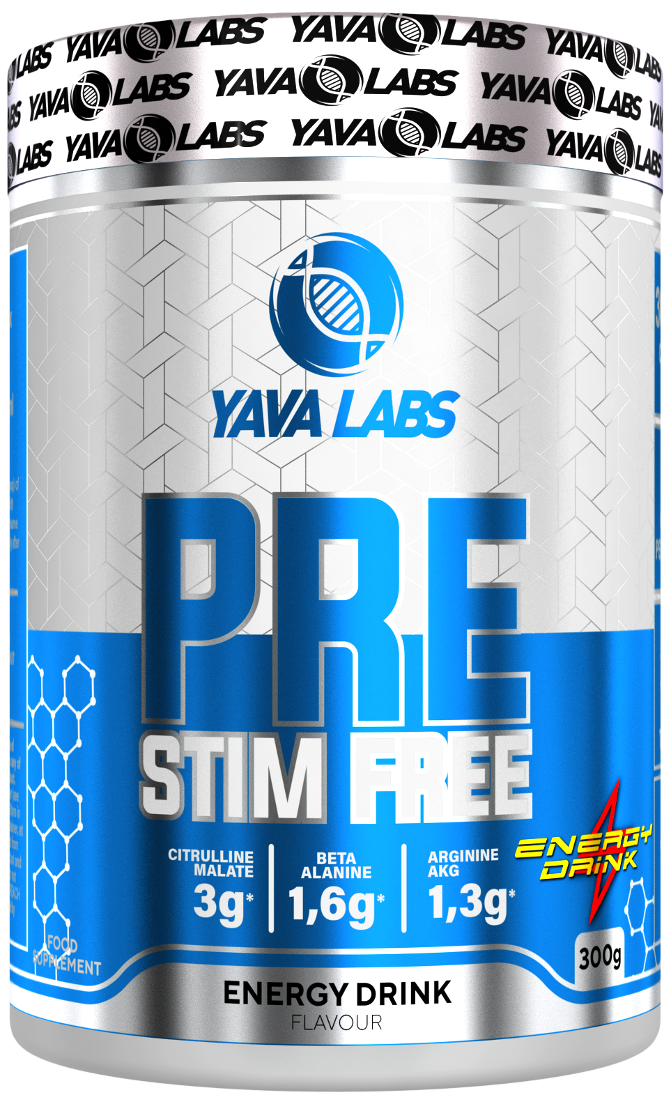 PRE ENTRENO Free Stim (sin estimulantes) - YavaLabs
