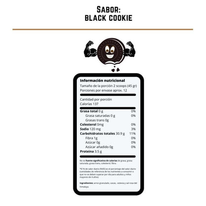 Crema de arroz - Black Cookie
