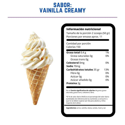 Crema de arroz instantánea - Vainilla Creamy