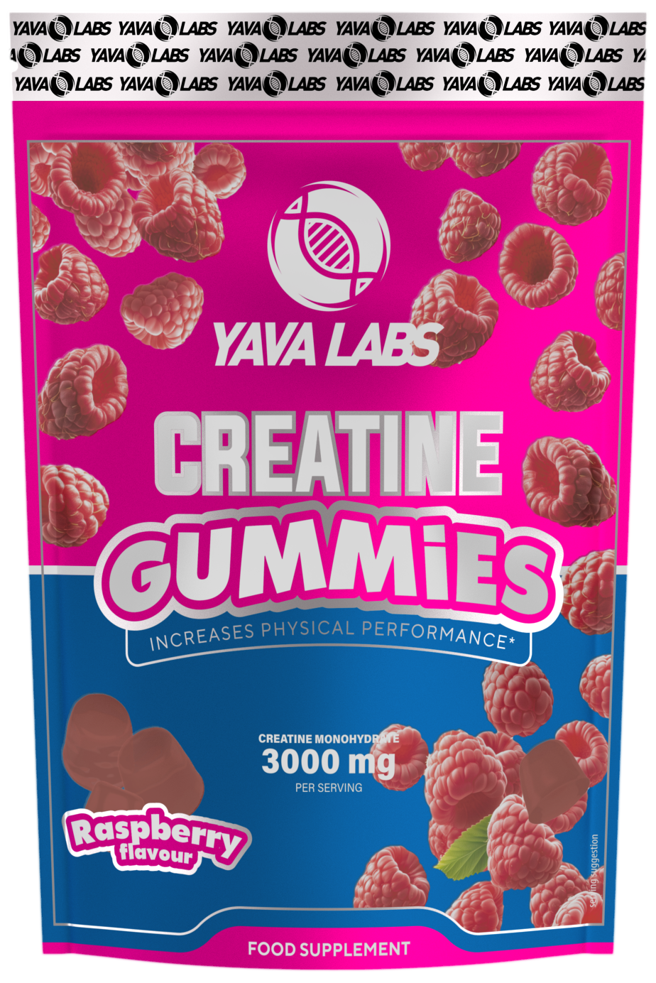Gomas de creatina 3000mg x 60 gomas - YavaLabs